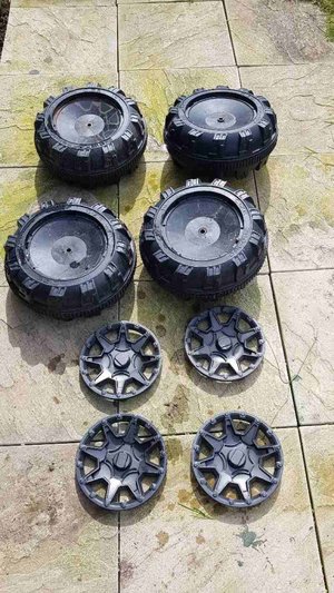 Photo of free 14" Plastic Wheels - Ideal for Project - Go Kart etc (Ashingdon SS4)