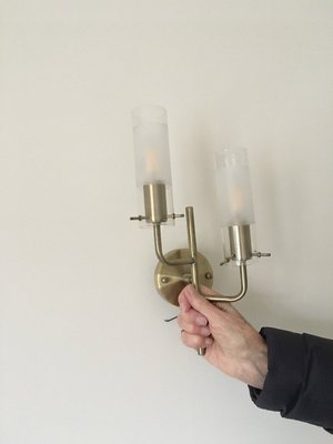 Photo of free 2 wall mounted double lights (Grandpont OX1)