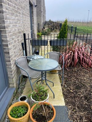 Photo of free Garden table and chairs (Sky Edge S2)