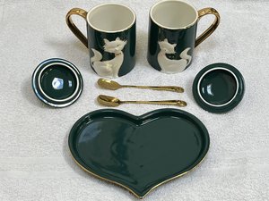 Photo of free Cats Tea Cup Set (Wolfe & Reed)