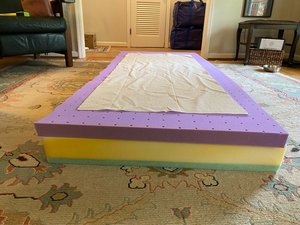 Photo of free RV size foam mattress plus topper (ITP, NE Atlanta near Northlake)