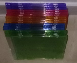 Photo of free 15 coloured CD cases (Wallisdown BH12)
