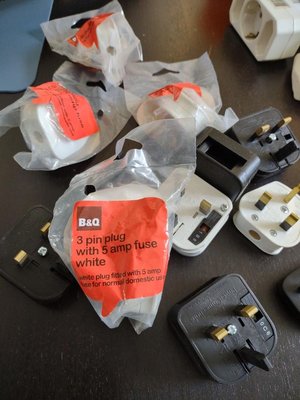 Photo of free 3 pin plugs X 12 (Hove)