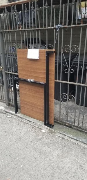 Photo of free Sturdy table (Washington Heights)