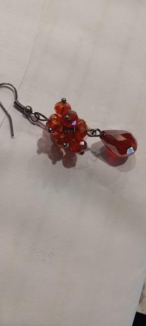 Photo of free Crystal earring-round & pear stone (St Pete - Central Oak Park)
