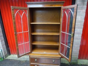 Photo of free Vintage Glazed Bookcase & Drawers (Royal Wootton Bassett SN4)