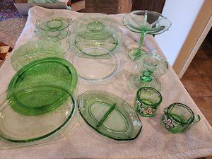 Photo of free Green Depression glass (Pebble Creek in Goodyear)