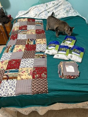 Photo of free Homemade weighted blanket kit (South Kalamazoo)