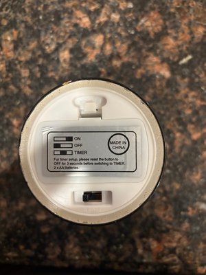 Photo of free Flameless candle (Lombard Commons Park)