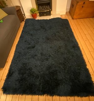 Photo of free Midnight blue shaggy rug (AB15)