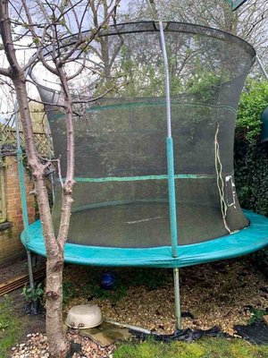 Photo of free 10 foot trampoline Techsport (Peachcroft OX14)