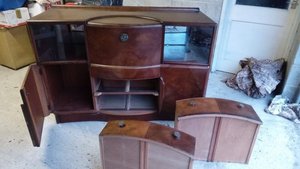 Photo of free Heavy, old fashioned sideboard. (Burbage SK17)