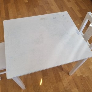 Photo of free Ikea kids table and chairs (Long Ditton KT6)