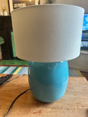 Photo of free Habitat turquoise table lamp (N11)