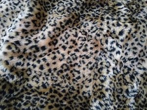 Photo of free NEW faux leopard fur fabric 1.6m x 1.2m (Wraxall BS48)