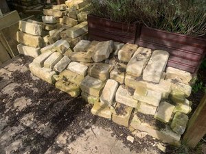 Photo of free Stone effect concrete blocks (Frogwell) (Chippenham SN14)