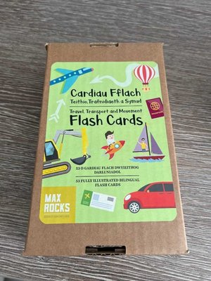 Photo of free Welsh flash cards (Mold CH7)