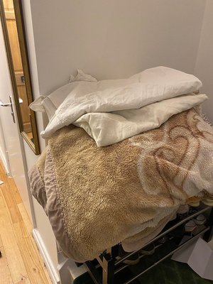 Photo of free 5 bags of blankets and bedsheets (Croydon)
