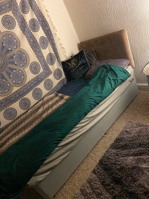 Photo of free Single grey divan base bed (Salendine nook)