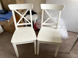 Photo of free Two dining chairs (Caldecott OX14)