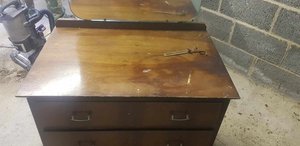 Photo of free Old dressing table with mirror (HX2)