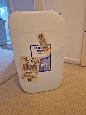 Photo of free De-ionized water - for irons, bubble tubes, batteries (Up Hatherley GL51)