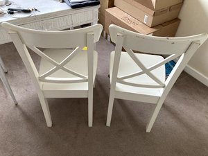 Photo of free Two dining chairs (Caldecott OX14)