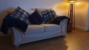 Photo of free 2 x 2 seater settee and 1 chair for pick up today (Stone Cross BN23)