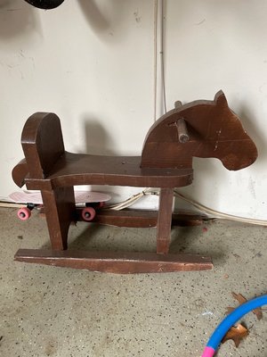 Photo of free Wooden rocking horse (Oakton woods way)