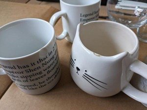 Photo of free Collection mugs and glasses (AL1 Sopwell)