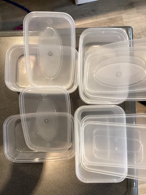 Photo of free Plastic food containers (Castle Donington DE74)