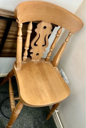Photo of free Wooden Dining Chair (Fareham Titchfield Common)