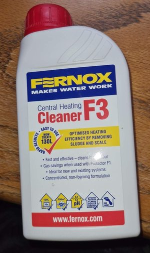 Photo of free Fernox F3 Central heating Cleaner (Oaklands nr Welwyn AL6)