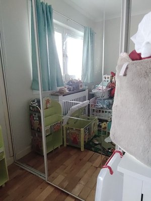 Photo of free 3 x Mirror Doors with Track (Tranent EH33)