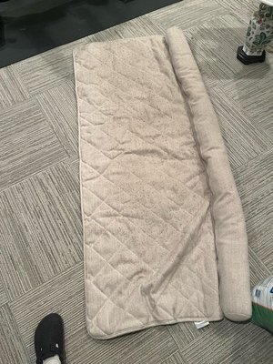 Photo of free Orvis 72” tan sofa cover (Palisades DC.)