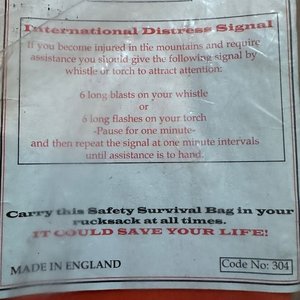 Photo of free Survival Bag for the Outdoors (Newhaven BN9)