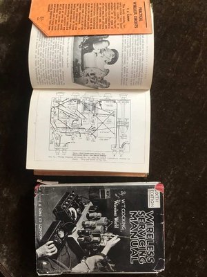 Photo of free Two very old books on wireless circuits (Colwall Stone WR13)