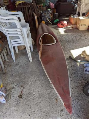 Photo of free Single seater plastic canoe with paddle (Plough Corner CO16)