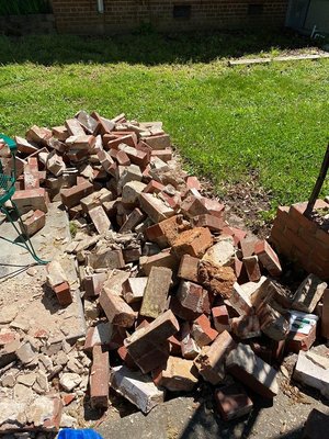 Photo of free Demolition Bricks (Cary near downtown)