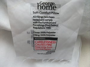 Photo of free 2x Pillows: polyester George @ Asda (ME16 - Allington)