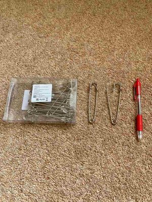 Photo of free Kilt type safety pins (The Triangle Estate RH15)