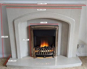 Photo of free Marble fire surround (Ferryhill DL17)
