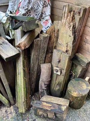 Photo of free Wood off cuts timber joist pieces firewood (Heaton Chapel SK4)