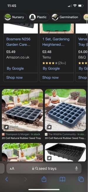 Photo of Seed trays (ME5 Lordswood)
