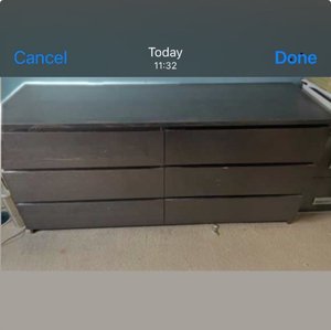 Photo of free Chest of drawers black (Hatch RG24)