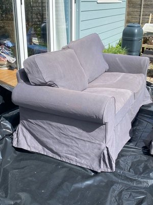 Photo of free IKEA two seater sofa grey cloth (CB21)