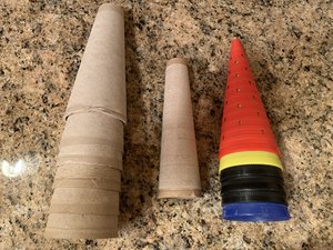 Photo of free Yarn Cones, Plastic & Cardboard (Penn Valley)