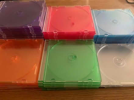 Photo of free CD Jewel cases coloured slim (cd single) (Peachcroft OX14) #2