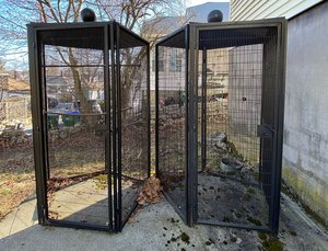 Photo of free 2 Large metal bird cages (Medford-Fulton Heights)