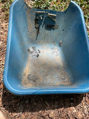 Photo of free Tub for wheelbarrow 8 cu ft (N buckhead/roswell rd)